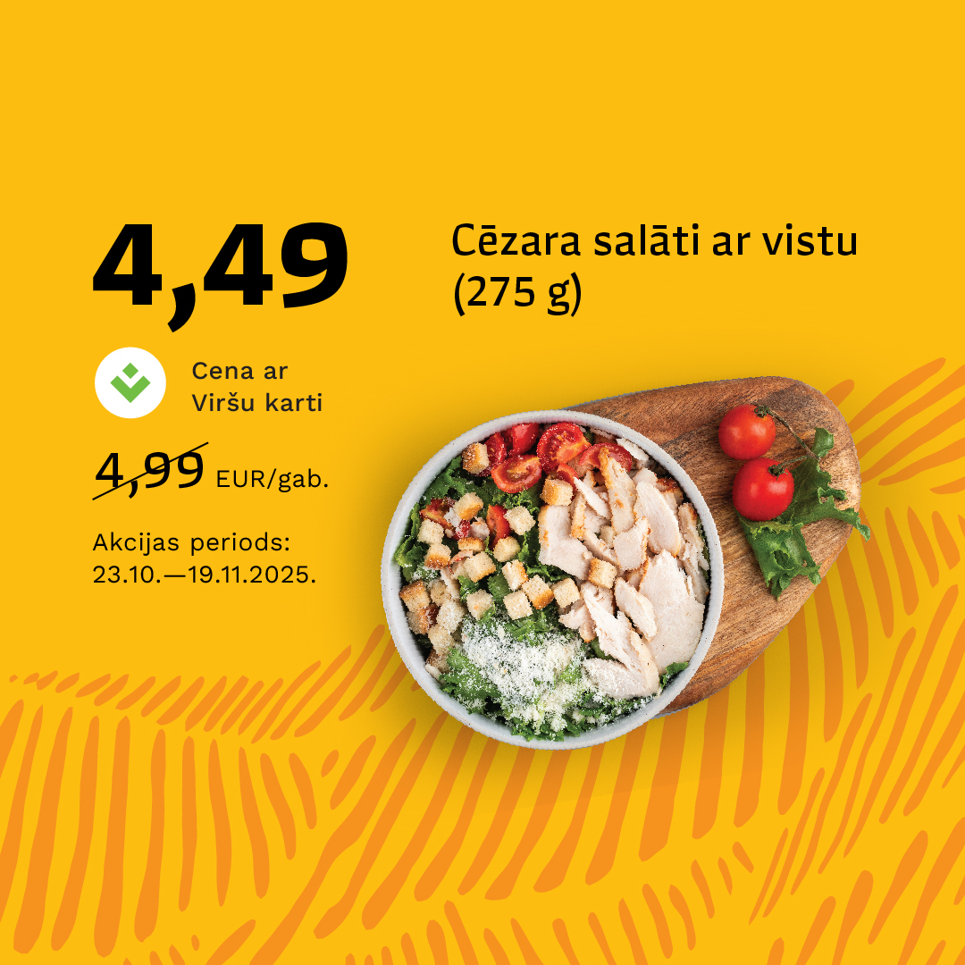 Cēzara salāti ar vistu