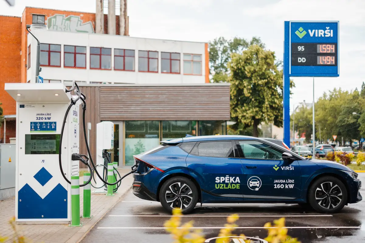 Elektroauto uzlādes punkti