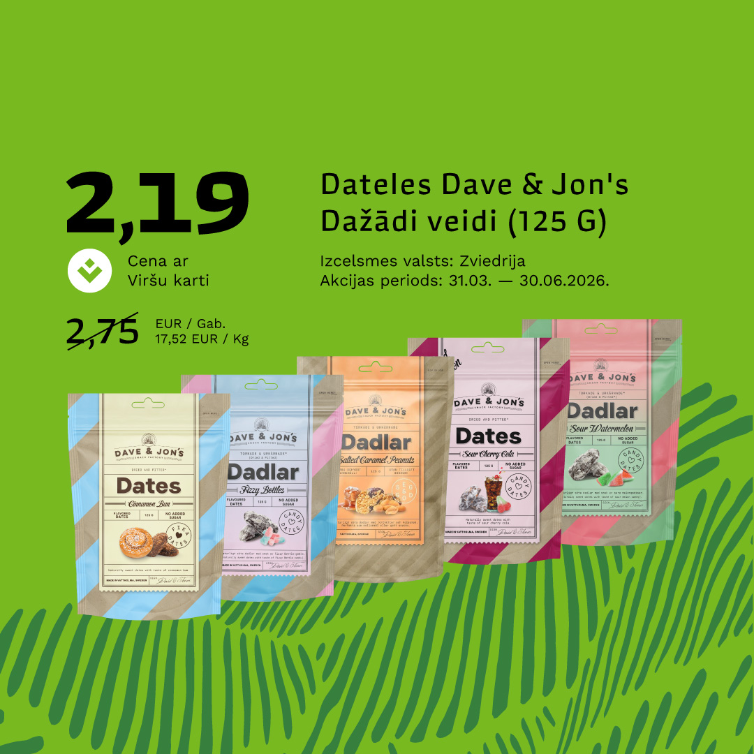 Dabisks saldums dienai!