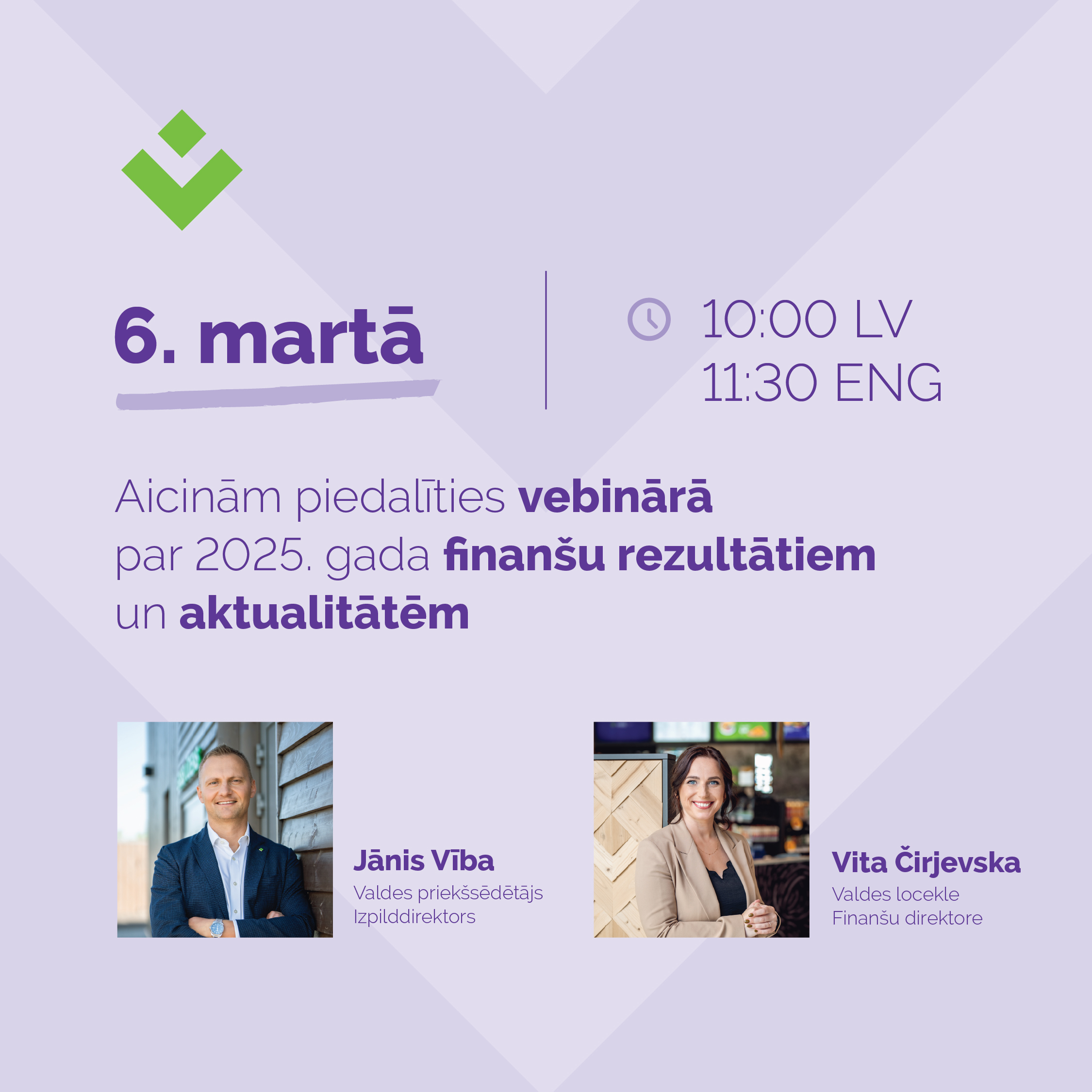 Aicinām piedalīties uzņēmuma rīkotajā vebinārā 6.martā plkst. 10.00 latviešu valodā (plkst. 11.30 angļu valodā).